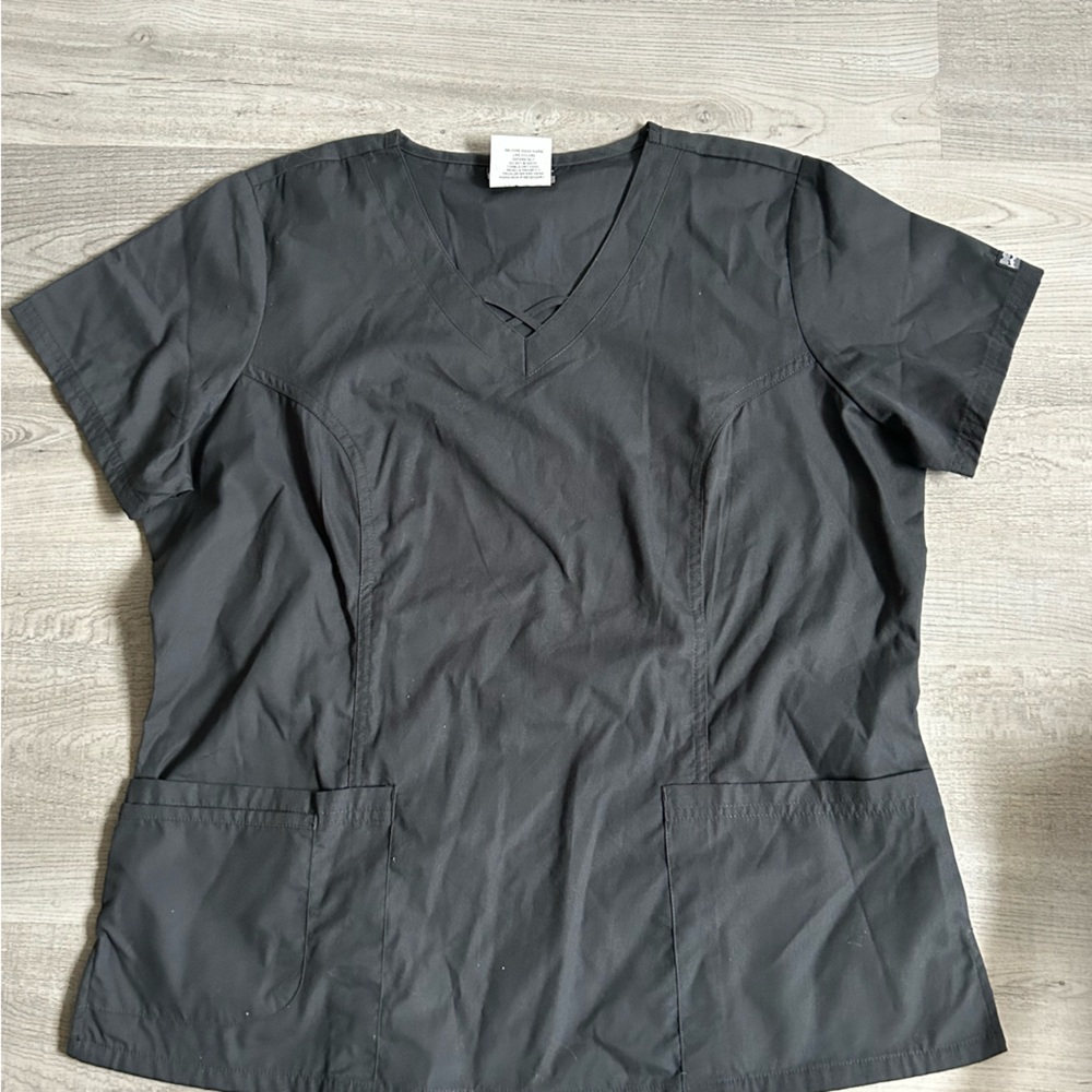 Size large grey scrub top
